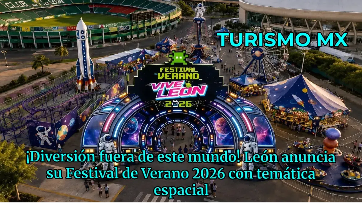 ¡Diversión fuera de este mundo! León anuncia su Festival de Verano 2026 con temática espacial